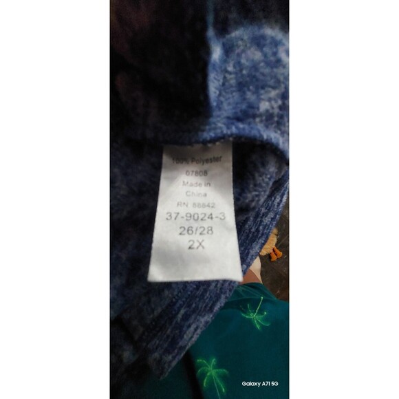 ! Woman Within 2x Microfleece 1/4 Zip Fleece Jacket - Picture 7 of 9